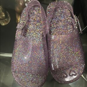 Old Navy Purple Glitter Kids Sandals